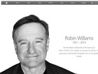 Site da Apple homenageia Robin Williams