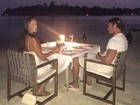 Thor Batista faz programa romântico com namorada nas Ilhas Maldivas