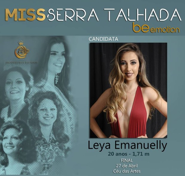 Leya Emanuelly participa do Miss Serra Talhada 2017 (Foto: Reprodução/Instagram)