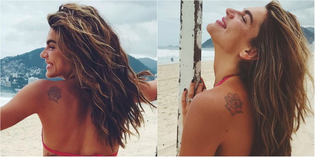 Mariana Goldfarb fala sobre os cuidados com os cabelos no verão e afirma que mergulha no mar da praia todos os dias (Foto: Reprodução do Instagram)