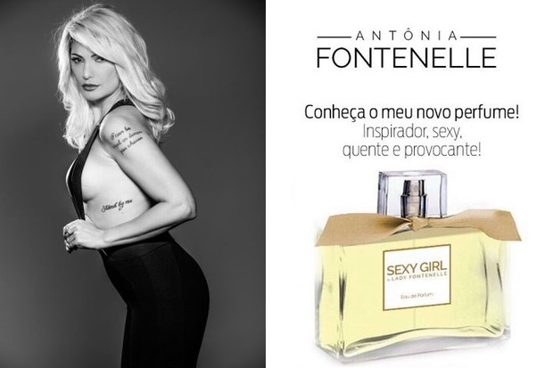 Antônia Fontenelle posa sensual para lançamento de perfume (Foto: Marcelo Faustini/Divulgação)
