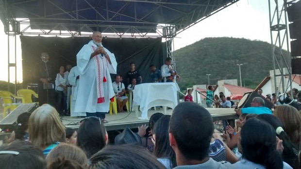 Missa de homenagem a Domingos Montagner (Foto: Amós Meneses / EGO)