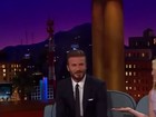 David Beckham deixa filho mais velho envergonhado em programa de TV