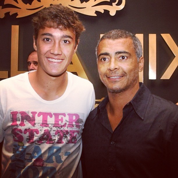 Romarinho posta foto com o pai, Romário (Foto: Instagram / Reprodução)