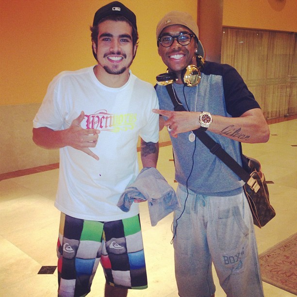 Caio Castro e Robinho (Foto: Instagram/Reprodução)