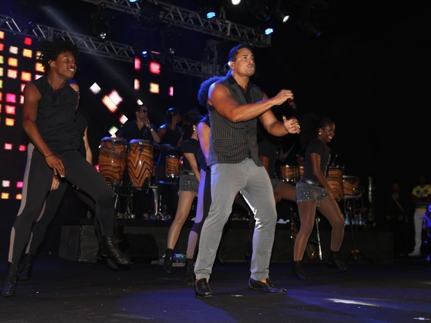 Xanddy em show em Salvador, na Bahia (Foto: Fred Pontes/ Divulgação)
