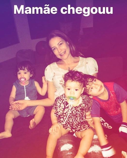 Luana Piovani e os filhos (Foto: Instagram / Reprodução)
