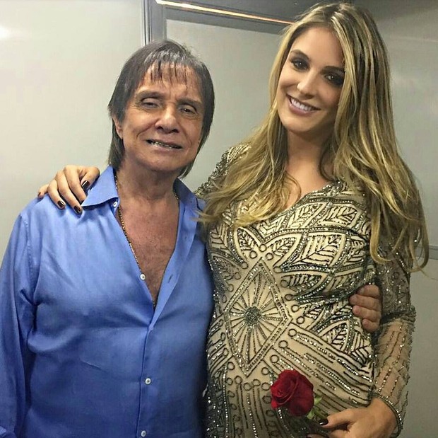 Roberto Carlos e Rafa Brites (Foto: Instagram / Reprodução)