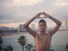 Neymar posta mensagem romântica : 'É o amor dentro de mim'