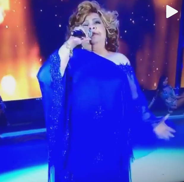 Alcione cantando Adele no FaustãoAlcione (Foto: Reprodução / Instagram)