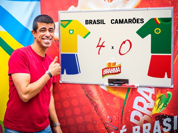 Marcius Melhem aposta placar para jogo do Brasil e Camarões (Foto: Felipe Panfili/AgNews)