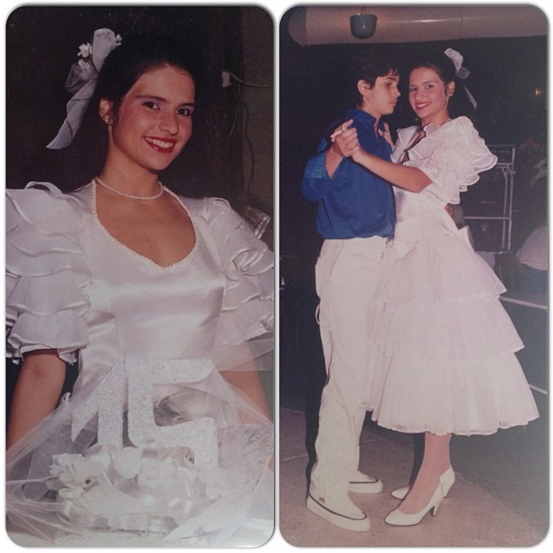 Solange Gomes posta fotos antiga de festa dos seus 15 anos (Foto: Instagram / Reprodução)