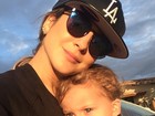 Claudia Leitte posta foto abraçada com o filho caçula 