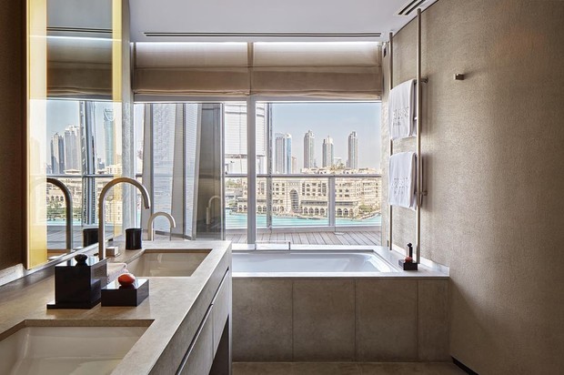 Hotel onde Ricardo Pereira está hospedado com a mulher, em Dubai (Foto: Reprodução /Instagram)