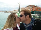 Andréia Sorvetão e Conrado festejam 18 anos de casamento em Veneza