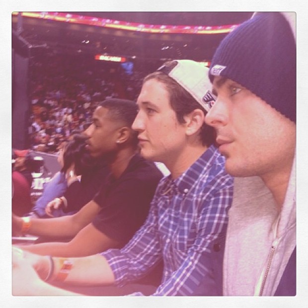 Zac Efron com amigos em jogo de basquete em Miami, nos Estados Unidos (Foto: Instagram/ Reprodução)