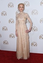 Veja o estilo de famosos como Nicole Kidman no Producers Guild Awards
