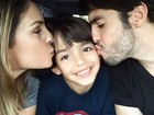 Kaká e Carol Celico paparicam filho: 'Príncipe da nossa vida!'