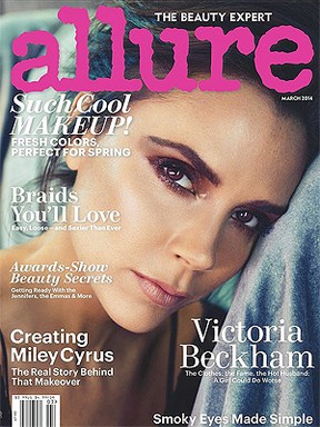 Victoria Beckham na capa da revista ALLURE (Foto: Divulgação / ALLURE Magazine)