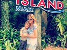Ticiane Pinheiro leva a filha para Miami no dia de seu aniversário