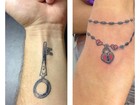 Mayra Cardi faz tatuagem na perna e posta foto em rede social