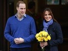 Grávida, Kate Middleton deixa o hospital 