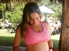 Fernanda Gentil compara sua gravidez com a de Bella Falconi