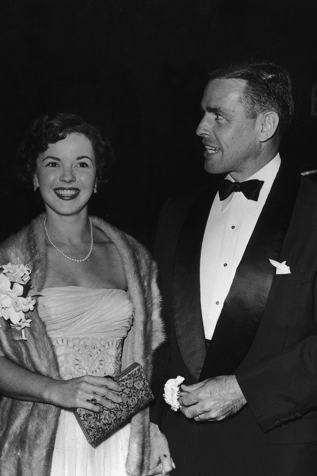 Shirley Temple e Charles Black em 1953 (Foto: Getty Images/Agência)
