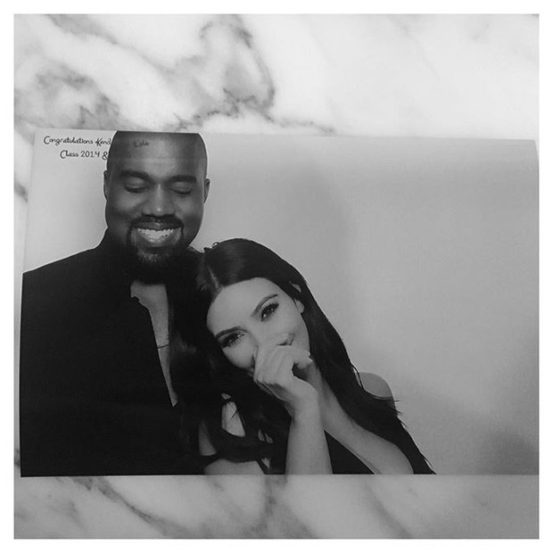 Kim Kardashian e Kanye West (Foto: Instagram / Reprodução)