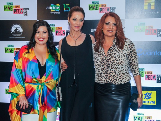 Mariana Xavier, Alexandra Richter e Patricya Travassos em pré-estreia de filme em São Paulo (Foto: Manuela Scarpa/ Brazil News)