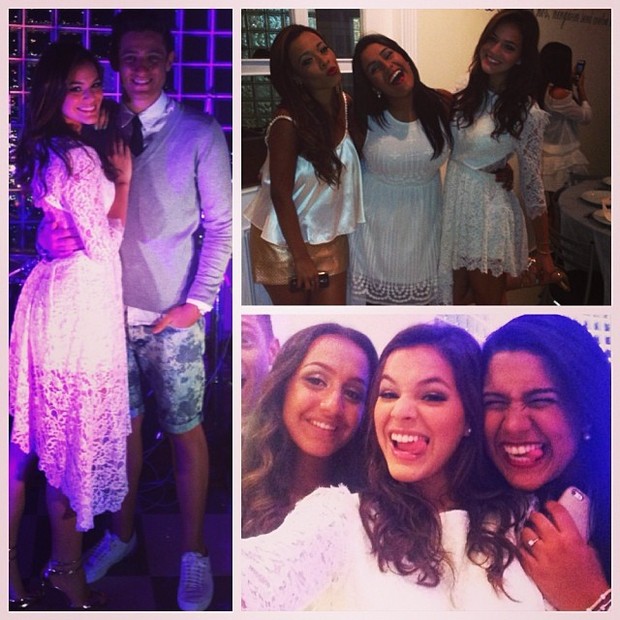 Bruna Marquezine comemora virada do ano com amigos (Foto: Reprodução/Instagram)