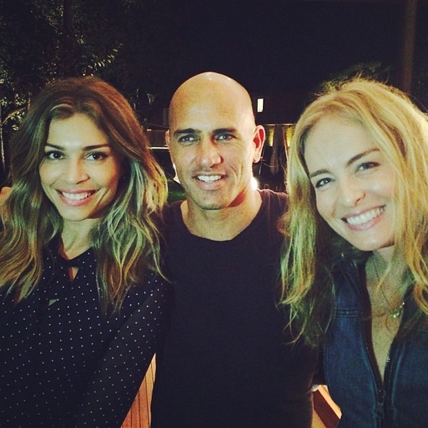 Grazi, Kelly Slater e angélica (Foto: Reprodução/Instagram)