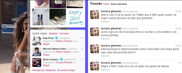 Luciana Gimenez (Foto: reprodução / twitter)