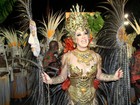 Claudia Raia festeja título da Beija-Flor no carnaval do Rio: 'Estou radiante'