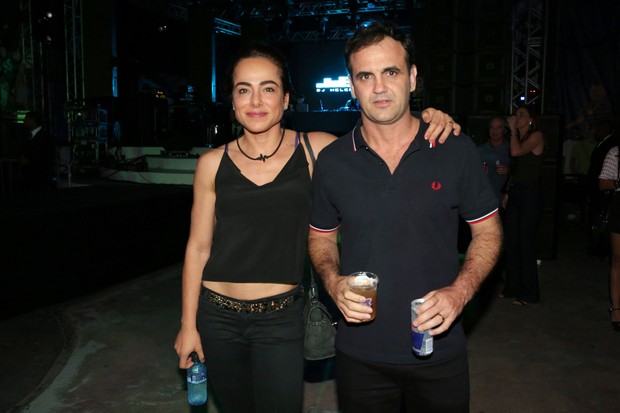 Cassia Linhares e o marido, Renato Bussiere (Foto: Reginaldo Teixeira/CS Eventos Divulgação)