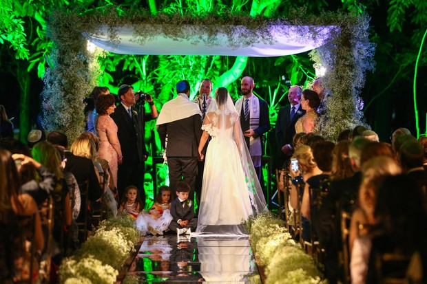  Vivian Krybus e André Vasco se casam em São Paulo (Foto: Manuela Scarpa e Marcos Ribas/Photo Rio News)