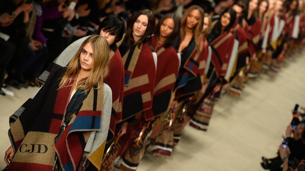 Semanas de Moda - Londres - Burberry (Foto: Agência AFP)