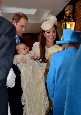 Kate Middleton e príncipe George (Foto: Getty Images)