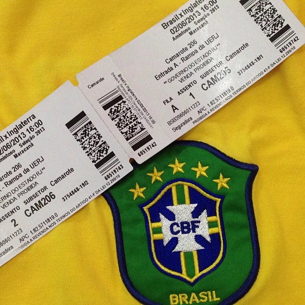 Dudu Nobre indo para jogo do Brasil no Maracanã (Foto: Instagram / Reprodução)