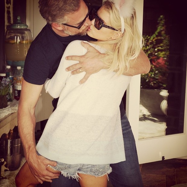 Jessica Simpson e o marido, Eric Johnson (Foto: Instagram/ Reprodução)