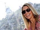 Flávia Alessandra comenta roupa curtinha da filha: 'Ela é ajuizada'