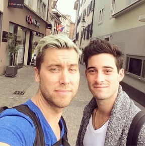 Lance Bass e Michael Turchin (Foto: Instagram/Reprodução)