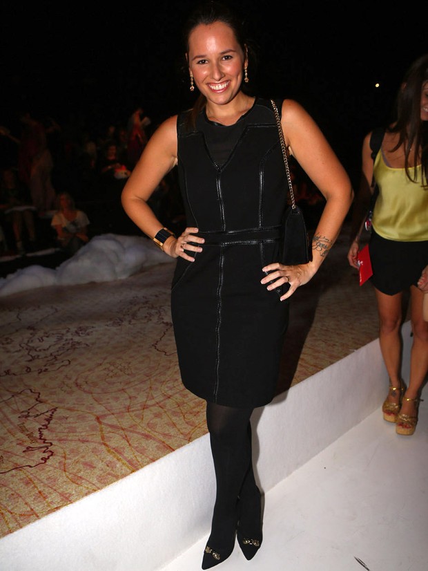 Mariana Belém no SPFW (Foto: Iwi Onodera / EGO)