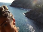 Grazi Massafera aparece linda em selfie com vista para o mar