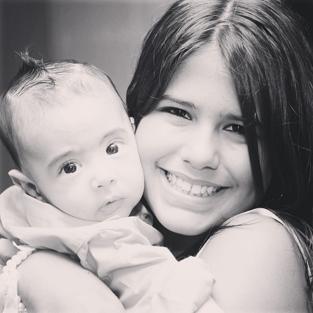 Antônia Morais em foto da infância (Foto: Instagram / Reprodução)