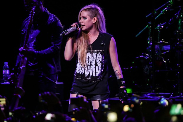 Avril Lavigne se apresenta em São Paulo (Foto: Manuela Scarpa / Foto Rio News)