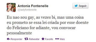 Antonia Fontenelli (Foto: Reprodução / Twitter)