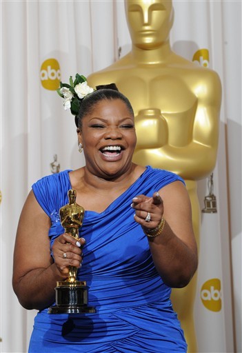 Mo'nique no Oscar 2010 (Foto: AFP)