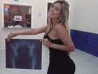 Andressa Urach faz raio-x do bumbum: 'Atestado e natural'