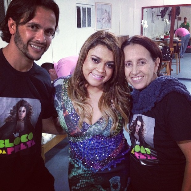 Preta Gil, o ex-marido Carlos Henrique Lima e a ex-sogra Reginalda (Foto: Reprodução/Instagram)